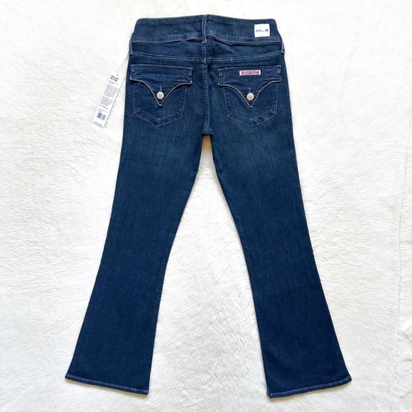 HUDSON Collin Midrise Bootcut Ankle Cropped Alexa Dark Wash Stretch Jeans - Picture 9 of 15